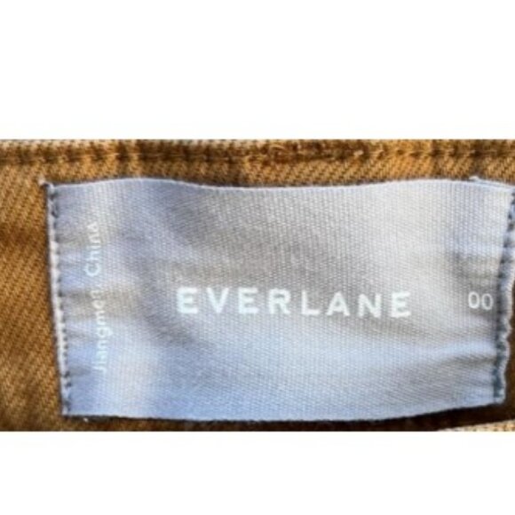 Everlane tapenade cropped straight tall pants size 00 - Picture 7 of 8